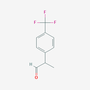 2-[4-(trifluoromethyl)phenyl]propanal 
