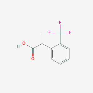Benzeneacetic acid, alpha-methyl-2-(trifluoromethyl)- 