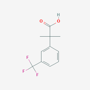 Benzeneacetic acid, alpha,alpha-dimethyl-3-(trifluoromethyl)- Benzeneacetic acid, alpha,alpha-dimethyl-3-(trifluoromethyl)-