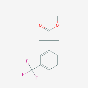 METHYL 2-METHYL-2-(3-(TRIFLUOROMETHYL)PHENYL)PROPANOATE METHYL 2-METHYL-2-(3-(TRIFLUOROMETHYL)PHENYL)PROPANOATE