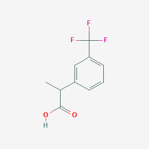 Benzeneacetic acid, alpha-methyl-3-(trifluoromethyl)- Benzeneacetic acid, alpha-methyl-3-(trifluoromethyl)-