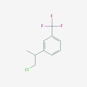 1-(1-chloropropan-2-yl)-3-(trifluoromethyl)benzene 1-(1-chloropropan-2-yl)-3-(trifluoromethyl)benzene