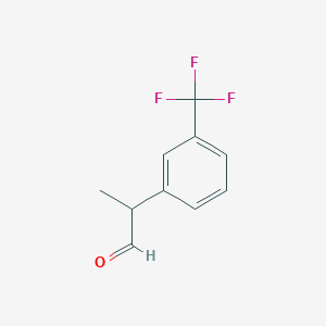 2-[3-(trifluoromethyl)phenyl]propanal 