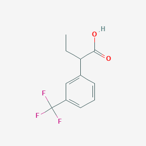 Benzeneacetic acid, alpha-ethyl-3-(trifluoromethyl)- 