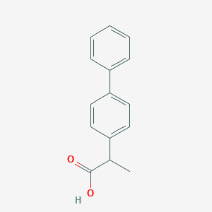 [1,1'-Biphenyl]-4-acetic acid, alpha-methyl- 