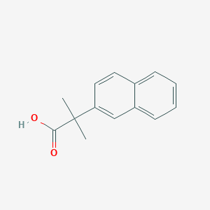 2-Naphthaleneacetic acid, alpha,alpha-dimethyl- 2-Naphthaleneacetic acid, alpha,alpha-dimethyl-
