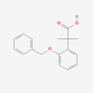 2-[2-(benzyloxy)phenyl]-2-methylpropanoic acid 