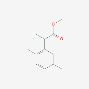 Benzeneacetic acid, alpha,2,5-trimethyl-, methyl ester