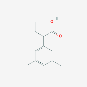 Benzeneacetic acid, alpha-ethyl-3,5-dimethyl- Benzeneacetic acid, alpha-ethyl-3,5-dimethyl-