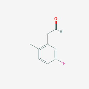2-(5-fluoro-2-methylphenyl)acetaldehyde 2-(5-fluoro-2-methylphenyl)acetaldehyde
