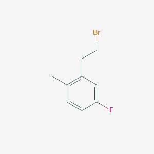  Benzene, 2-(2-bromoethyl)-4-fluoro-1-methyl- 