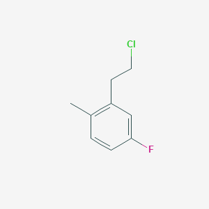 Benzene, 2-(2-chloroethyl)-4-fluoro-1-methyl- Benzene, 2-(2-chloroethyl)-4-fluoro-1-methyl-