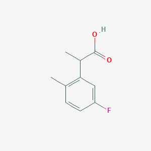 Benzeneacetic acid, 5-fluoro-alpha,2-dimethyl- Benzeneacetic acid, 5-fluoro-alpha,2-dimethyl-