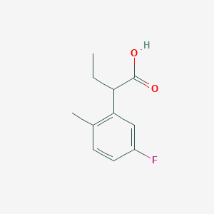 Benzeneacetic acid, alpha-ethyl-5-fluoro-2-methyl- 
