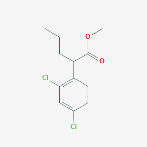 Benzeneacetic acid, 2,4-dichloro-alpha-propyl-, methyl ester Benzeneacetic acid, 2,4-dichloro-alpha-propyl-, methyl ester