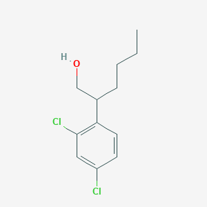 2-(2,4-dichlorophenyl)-hexan-1-ol 2-(2,4-dichlorophenyl)-hexan-1-ol