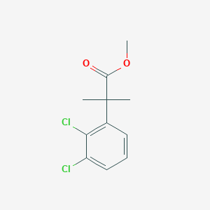 Benzeneacetic acid, 2,3-dichloro-alpha,alpha-dimethyl-, methyl ester Benzeneacetic acid, 2,3-dichloro-alpha,alpha-dimethyl-, methyl ester