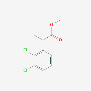 Benzeneacetic acid, 2,3-dichloro-alpha-methyl-, methyl ester Benzeneacetic acid, 2,3-dichloro-alpha-methyl-, methyl ester