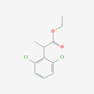 Benzeneacetic acid, 2,6-dichloro-alpha-methyl-, ethyl ester