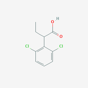 Benzeneacetic acid, 2,6-dichloro-alpha-ethyl-