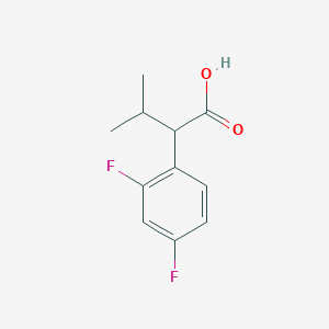 Benzeneacetic acid, 2,4-difluoro-alpha-(1-methylethyl)- Benzeneacetic acid, 2,4-difluoro-alpha-(1-methylethyl)-