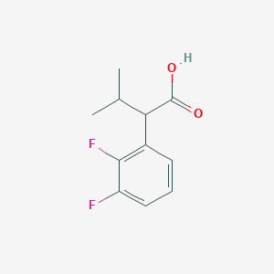 Benzeneacetic acid, 2,3-difluoro-alpha-(1-methylethyl)- Benzeneacetic acid, 2,3-difluoro-alpha-(1-methylethyl)-