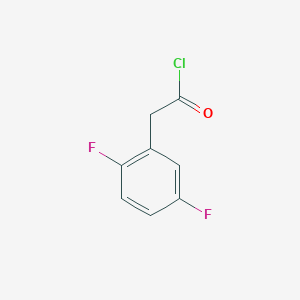 Benzeneacetyl chloride, 2,5-difluoro- Benzeneacetyl chloride, 2,5-difluoro-