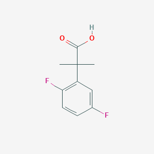 Benzeneacetic acid, 2,5-difluoro-alpha,alpha-dimethyl- Benzeneacetic acid, 2,5-difluoro-alpha,alpha-dimethyl-