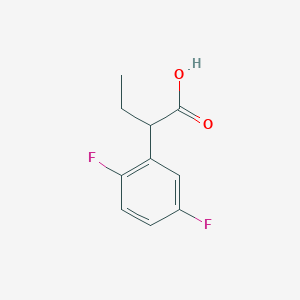 Benzeneacetic acid, alpha-ethyl-2,5-difluoro- Benzeneacetic acid, alpha-ethyl-2,5-difluoro-