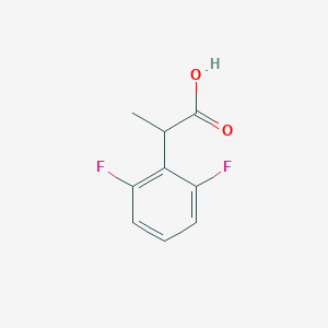 Benzeneacetic acid, 2,6-difluoro-alpha-methyl- Benzeneacetic acid, 2,6-difluoro-alpha-methyl-