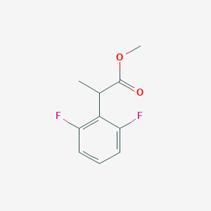Benzeneacetic acid, 2,6-difluoro-alpha-methyl-, methyl ester 