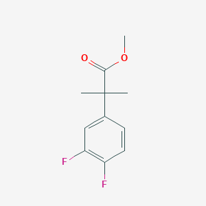 Benzeneacetic acid, 3,4-difluoro-alpha,alpha-dimethyl-, methyl ester