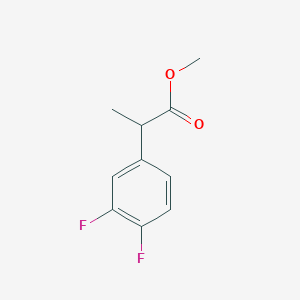 Benzeneacetic acid, 3,4-difluoro-alpha-methyl-, methyl ester