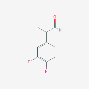  Benzeneacetaldehyde, 3,4-difluoro-alpha-methyl- 