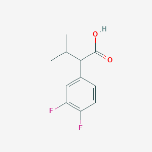 Benzeneacetic acid, 3,4-difluoro-alpha-(1-methylethyl)- 