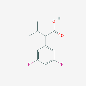 Benzeneacetic acid, 3,5-difluoro-alpha-(1-methylethyl)- 