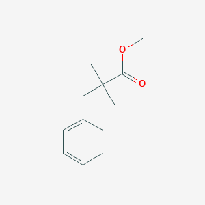  Benzenepropanoic acid, alpha,alpha-dimethyl-, methyl ester 