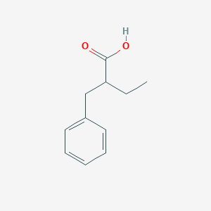 Benzenepropanoic acid, alpha-ethyl- 