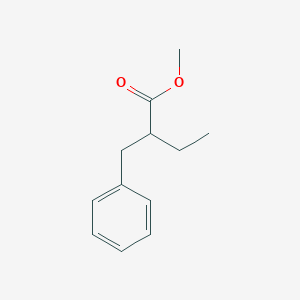 Benzenepropanoic acid, alpha-ethyl-, methyl ester