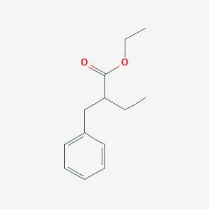Benzenepropanoic acid, alpha-ethyl-, ethyl ester