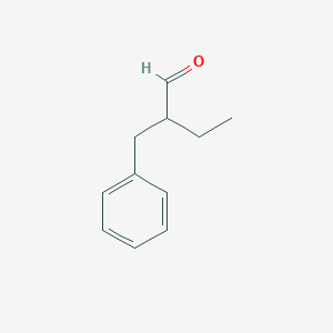 Benzenepropanal, alpha-ethyl- 