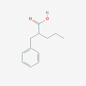 Benzenepropanoic acid, alpha-propyl- 