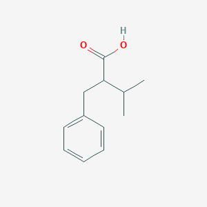 Benzenepropanoic acid, alpha-(1-methylethyl)- 