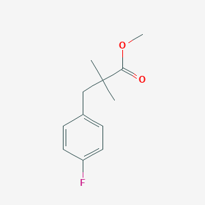 Benzenepropanoic acid, 4-fluoro-alpha,alpha-dimethyl-, methyl ester