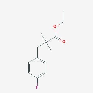 Benzenepropanoic acid, 4-fluoro-alpha,alpha-dimethyl-, ethyl ester