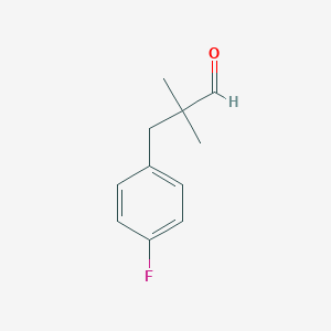 Benzenepropanal, 4-fluoro-alpha,alpha-dimethyl- 