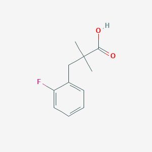 Benzenepropanoic acid, 2-fluoro-alpha,alpha-dimethyl- 