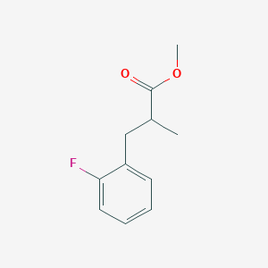 Benzenepropanoic acid, 2-fluoro-alpha-methyl-, methyl ester Benzenepropanoic acid, 2-fluoro-alpha-methyl-, methyl ester