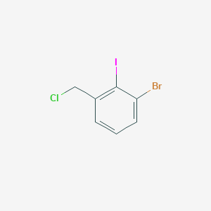 1-bromo-3-(chloromethyl)-2-iodobenzene 1-bromo-3-(chloromethyl)-2-iodobenzene