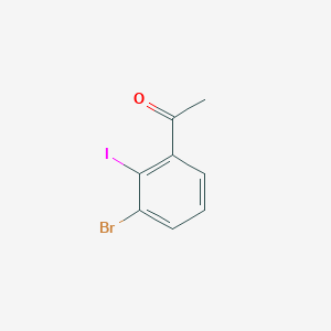 1-(3-bromo-2-iodophenyl)ethan-1-one 1-(3-bromo-2-iodophenyl)ethan-1-one